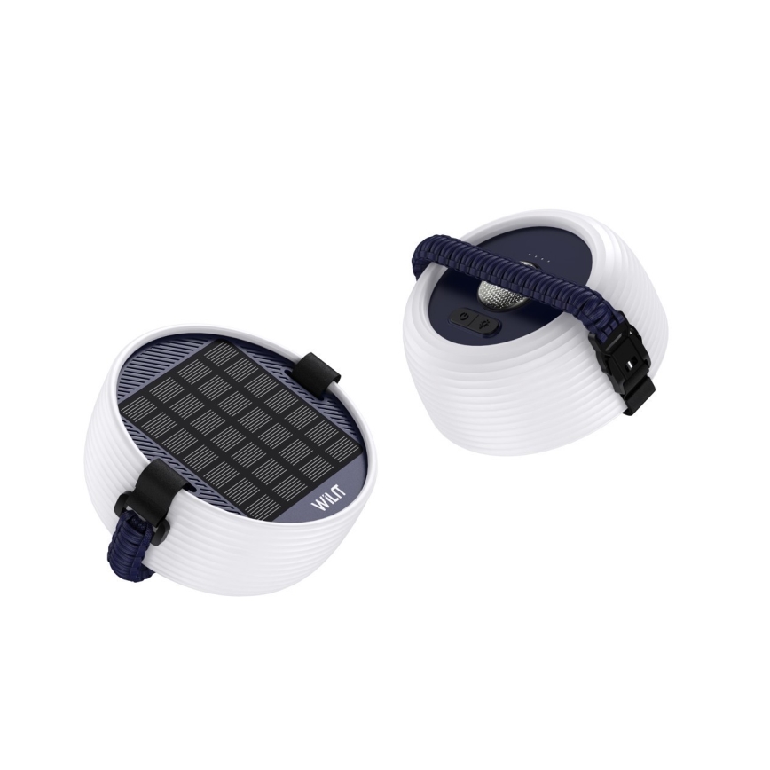 LED RGB Draagbaar zonne- oplaadbaar lamp met LED ketting LED/10W/5V 3600 mAh IP65 3600 mAh