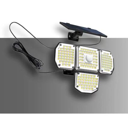 LED Solar wandlamp met sensor LED/5W/5,5V 3000K/6500K IP44