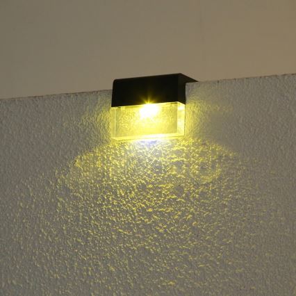 SET 2x LED RGB Solar wand lamp LED/1W/1,2V 3500K IP65 600 mAh