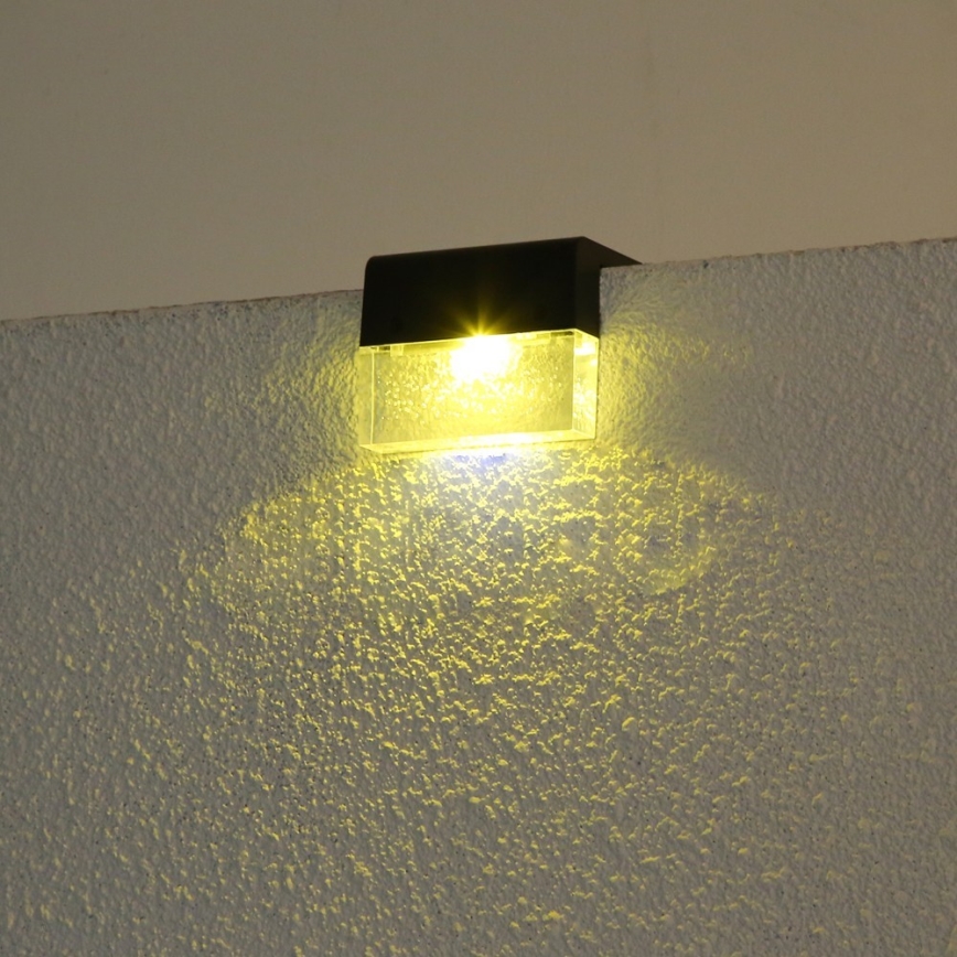 SET 2x LED RGB Solar wand lamp LED/1W/1,2V 3500K IP65 600 mAh