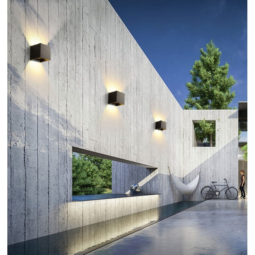 Immax 08510L - LED Buitenwandlamp DICE LED/6W/230V 3000K IP65