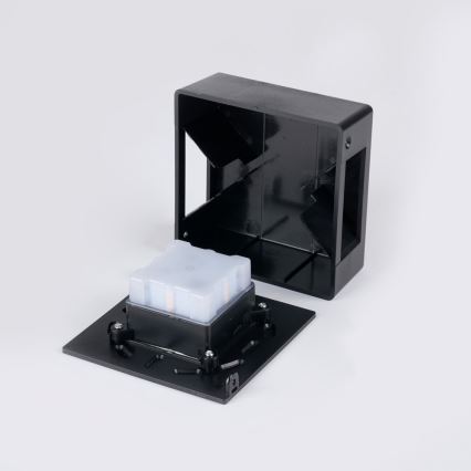 LED buitenwandlamp LUXLINE 6W/230V 3000K IP54 zwart