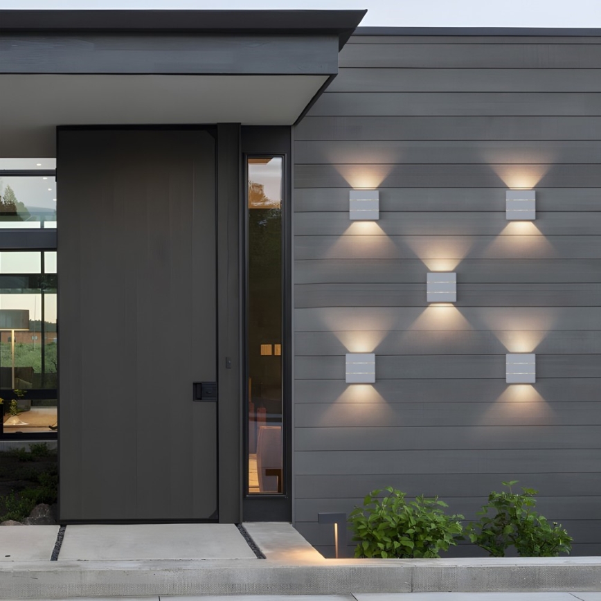 LED buitenwandlamp LUXLINE 6W/230V 3000K IP54 wit