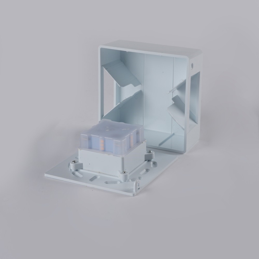 LED buitenwandlamp LUXLINE 6W/230V 3000K IP54 wit