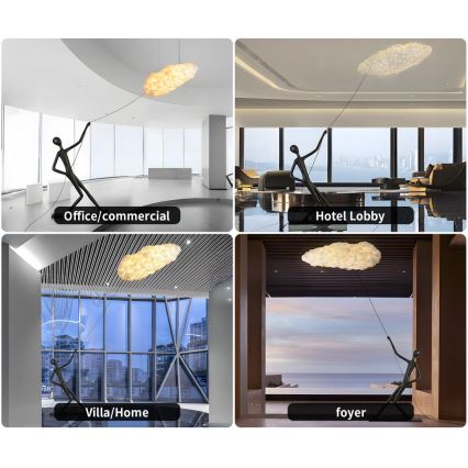 Staande lamp SILUETTE 6xE27/40W/230V 180 cm Dream Reach