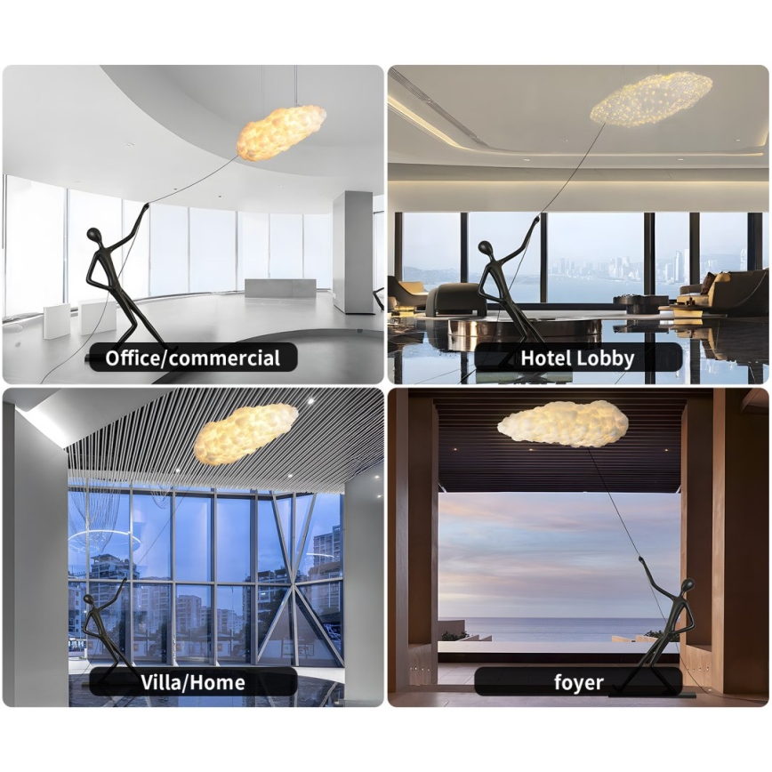 Staande lamp SILUETTE 6xE27/40W/230V 180 cm Dream Reach
