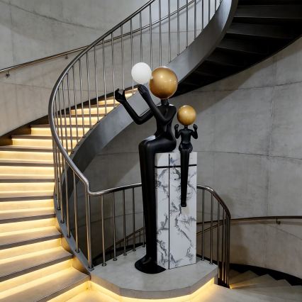 Vloerlamp SILUETTE 1xE27/40W/230V 160 cm Aura