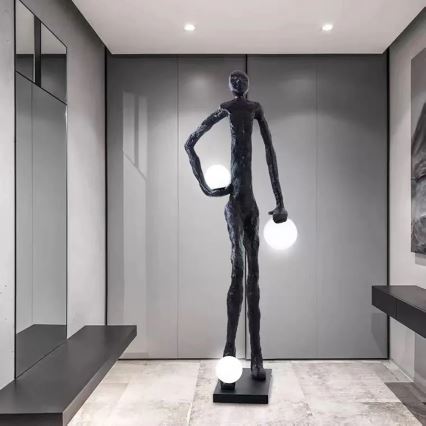 Vloerlamp SILUETTE 3xE27/60W/230V 185 cm Aura