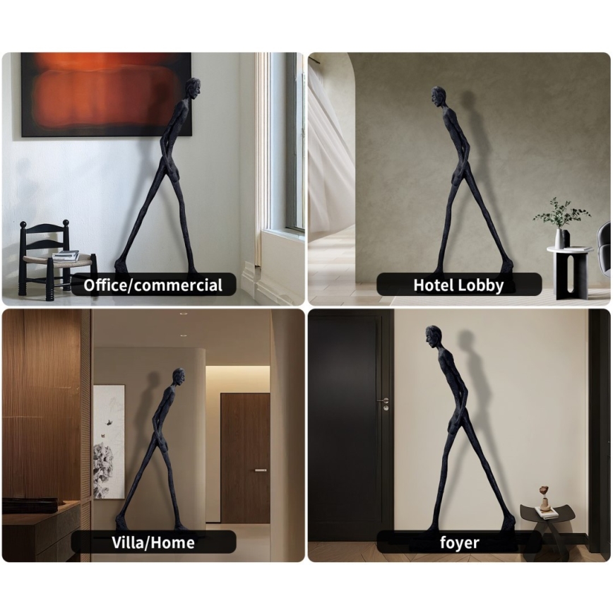 Decoratief beeld SILUETTE 210 cm Human