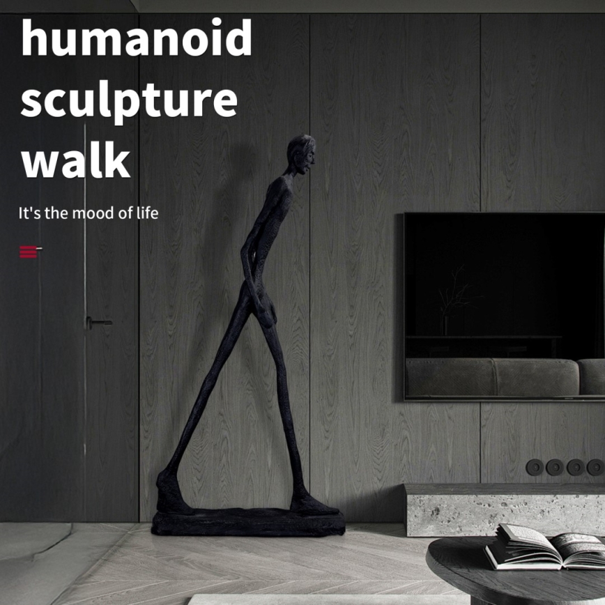 Decoratief beeld SILUETTE 210 cm Human