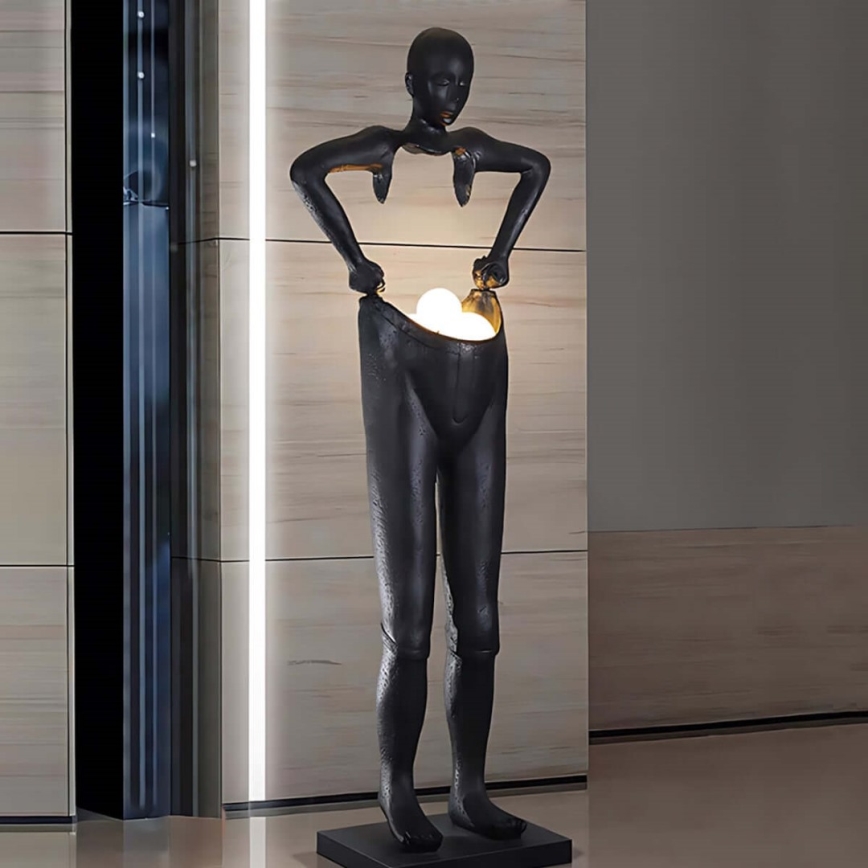 Vloerlamp SILUETTE 4xG9/10W/230V 185 cm Human Houdini