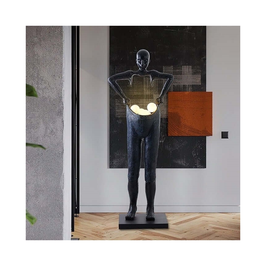 Vloerlamp SILUETTE 4xG9/10W/230V 185 cm Human Houdini