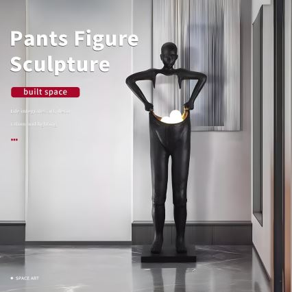 Vloerlamp SILUETTE 4xG9/10W/230V 185 cm Human Houdini