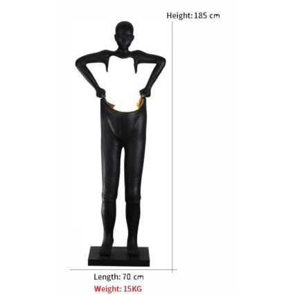 Vloerlamp SILUETTE 4xG9/10W/230V 185 cm Human Houdini
