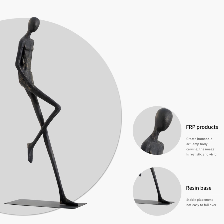Decoratief beeld SILUETTE 178 cm Human Relax