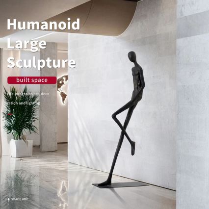 Decoratief beeld SILUETTE 178 cm Human Relax