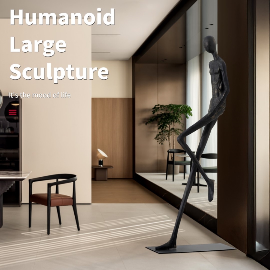 Decoratief beeld SILUETTE 190 cm Human Relax