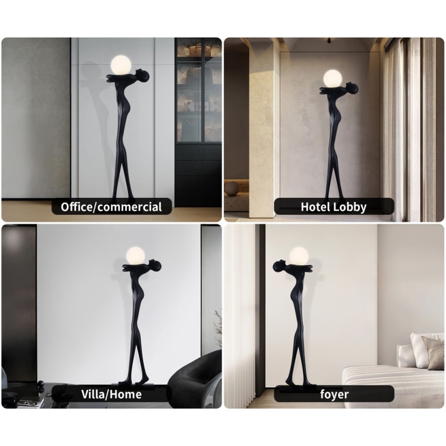 Vloerlamp SILUETTE 1xE27/25W/230V 175 cm Human Woman
