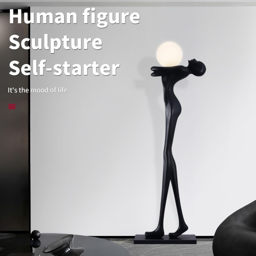 Vloerlamp SILUETTE 1xE27/25W/230V 175 cm Human Woman