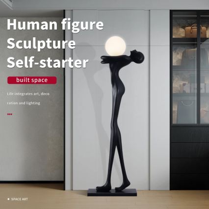 Vloerlamp SILUETTE 1xE27/25W/230V 175 cm Human Woman