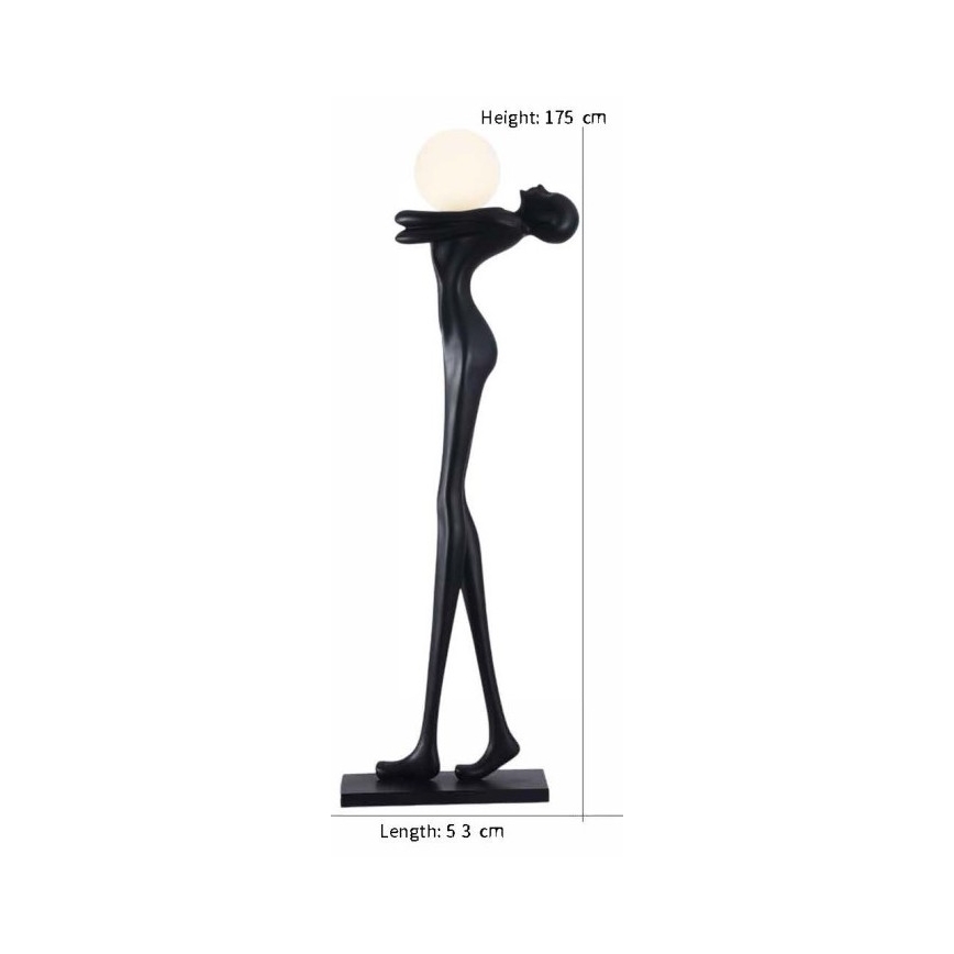 Vloerlamp SILUETTE 1xE27/25W/230V 175 cm Human Woman