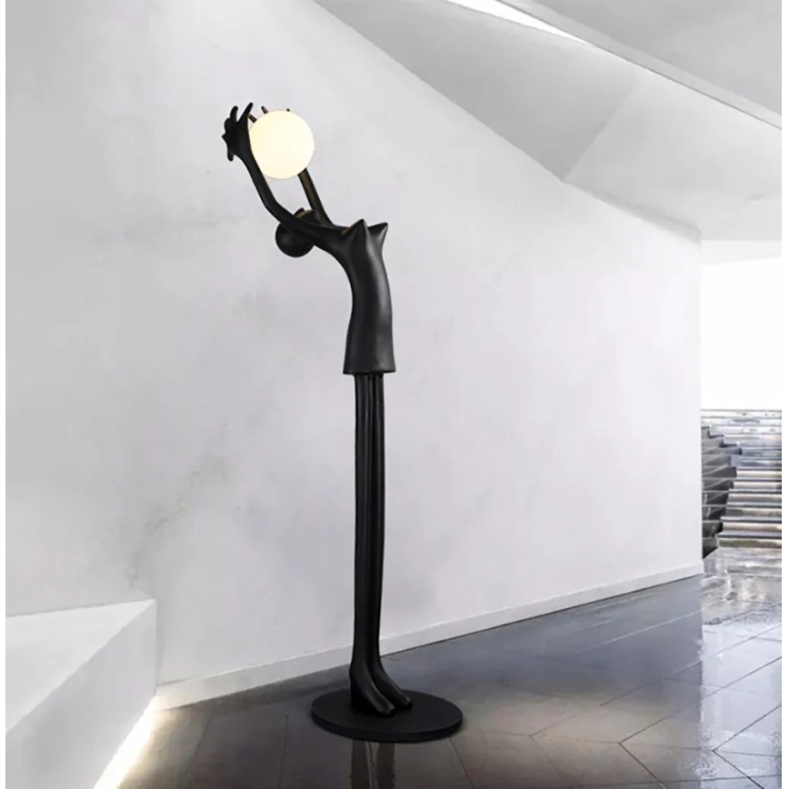 Staande lamp SILUETTE 1x E27/25W/230V 210 cm Human Girl