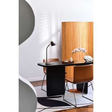 LED dimbare tafel lamp met draadloos opladen FINCH LED/9W/12/230V bruin/goud