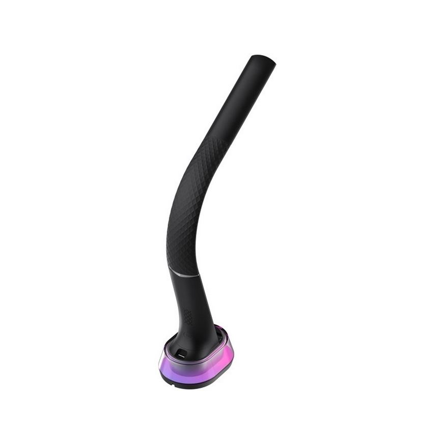 LED RGB Dimbare tafellamp met draadloos opladen CORELLA LED/7W/12/230V zwart
