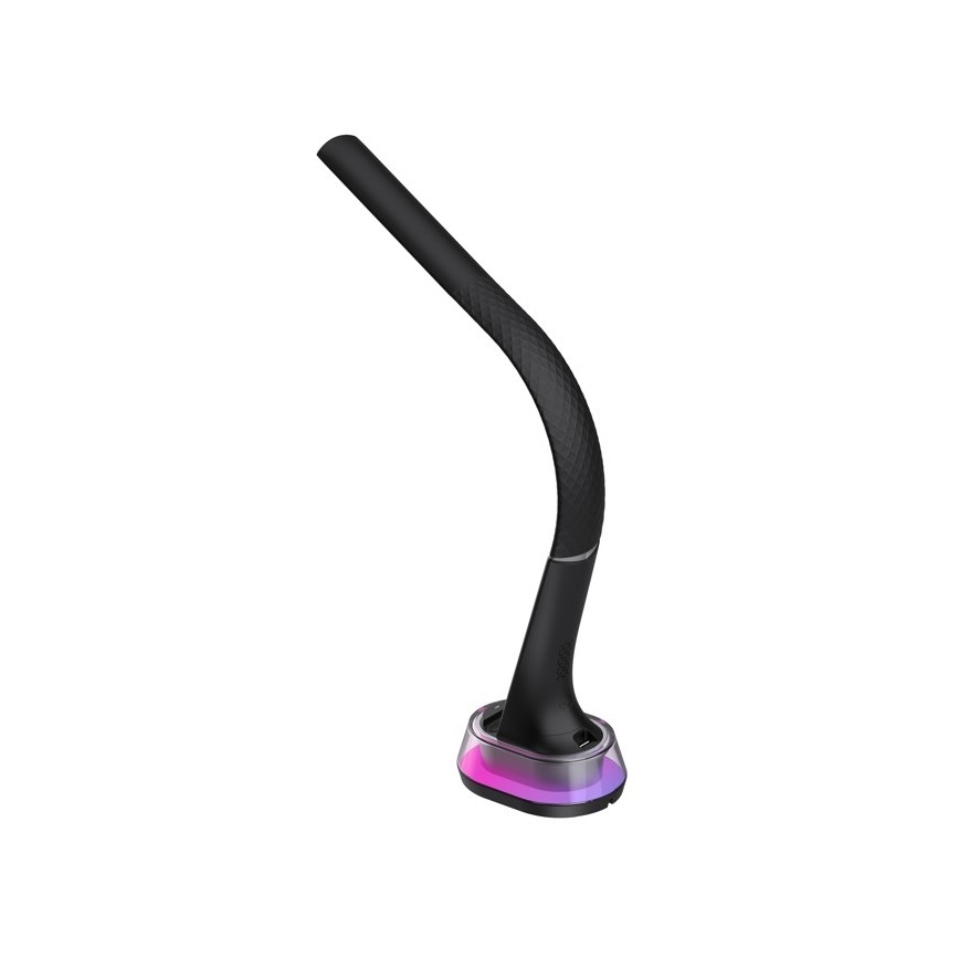 LED RGB Dimbare tafellamp met draadloos opladen CORELLA LED/7W/12/230V zwart