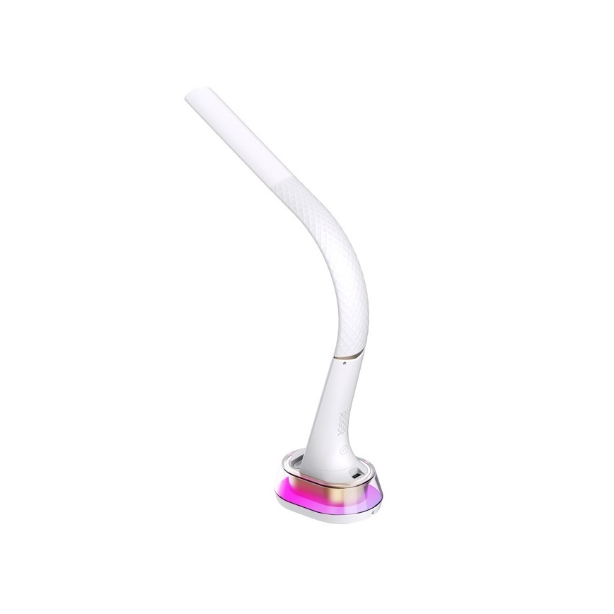 LED RGB Dimbare tafellamp met draadloos opladen CORELLA LED/7W/12/230V wit