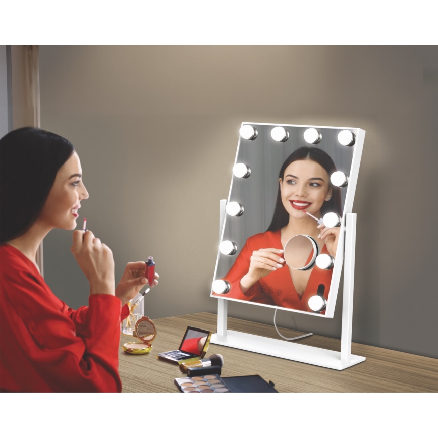 LED Dimbaar cosmetische spiegel MUST HAVE LED/12W/230V