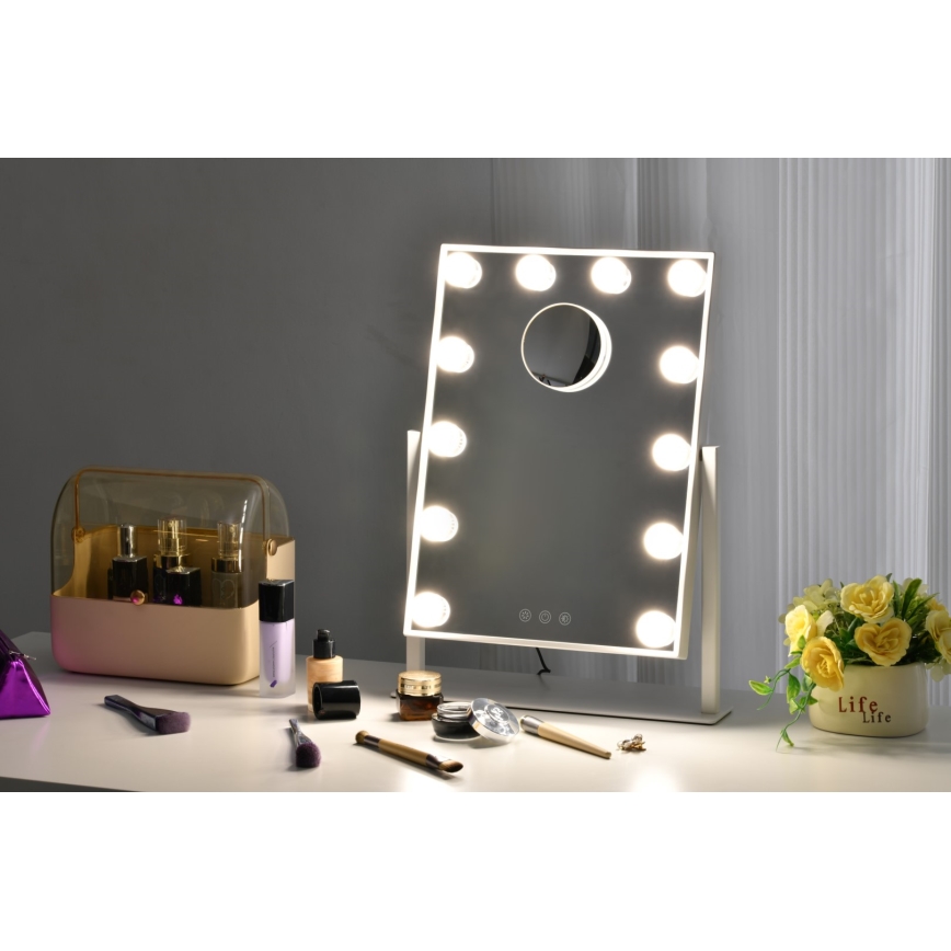LED Dimbaar cosmetische spiegel MUST HAVE LED/12W/230V