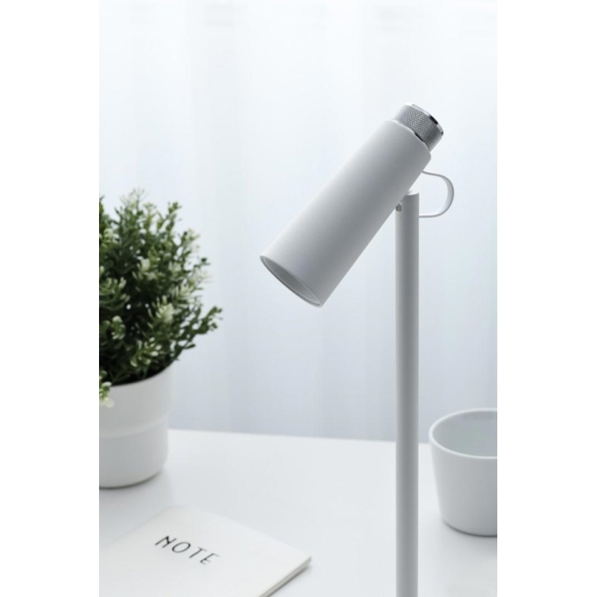 Dimbare LED tafellamp met draadloze Qi opladen TIT LED/12W/230V wit