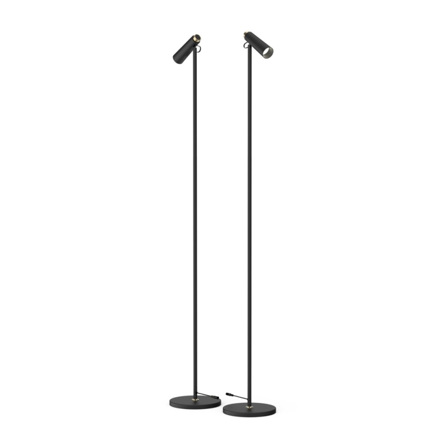 Dimbare LED Staande lamp TIT LED/6W/230V zwart