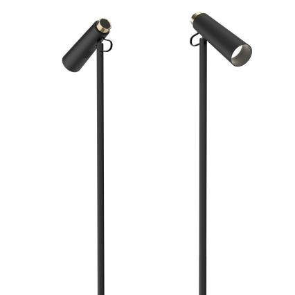 Dimbare LED Staande lamp TIT LED/6W/230V zwart