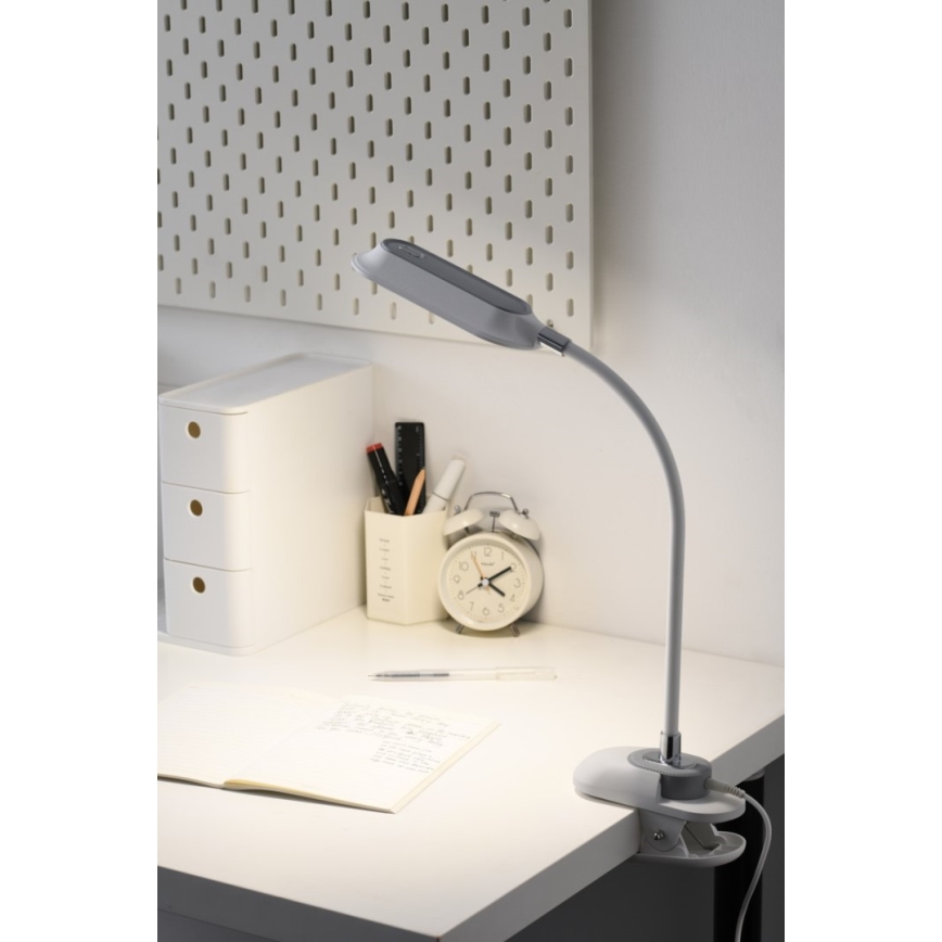 LED+CCT dimbare bureaulamp met klem CLIP LED/7,5W/230V 3000/4200/5000K wit