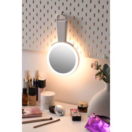 Immax 09103L - LED+CCT Dimbare make-upspiegel SWEET LED/3W/5V wit