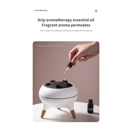 Immax 09104L - Aroma-diffuser en luchtbevochtiger JELLYFISH LED/11W/5V