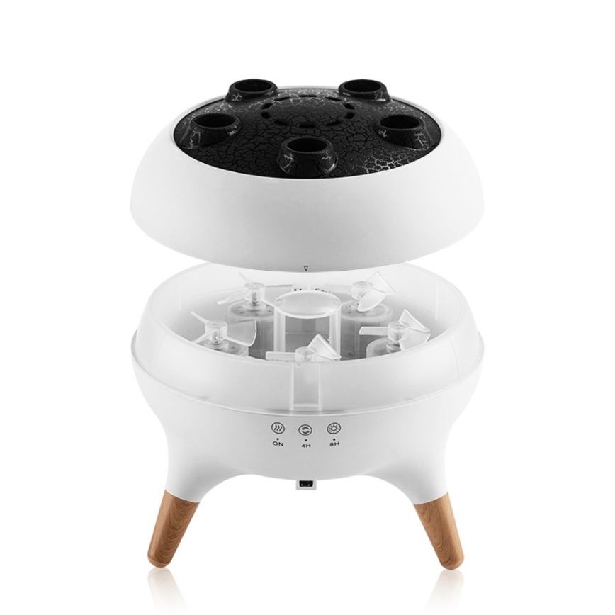 Immax 09104L - Aroma-diffuser en luchtbevochtiger JELLYFISH LED/11W/5V