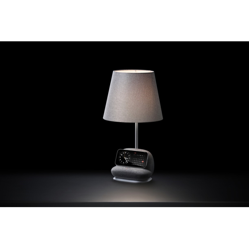 LED-dimbare tafellamp met draadloos Qi-opladen SOFA LED/6W/230V grijs