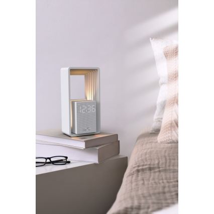 LED-tafellamp met wekker en oplaadfunctie CALM LED/3,5W/5V