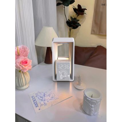 LED-tafellamp met wekker en oplaadfunctie CALM LED/3,5W/5V