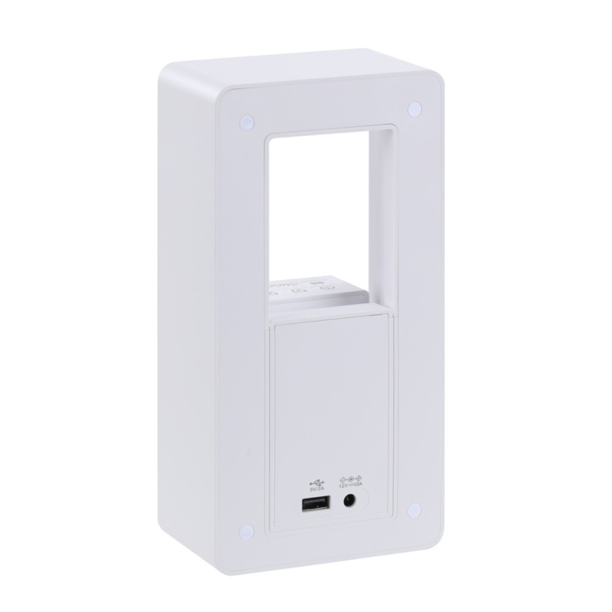LED-tafellamp met wekker en oplaadfunctie CALM LED/3,5W/5V