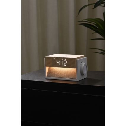 LED-tafellamp met wekker en oplaadfunctie CALM LED/1,2W/5V