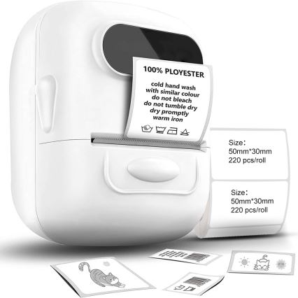 Digitale labelprinter USB-C + zelfklevende etiketten 40x30mm