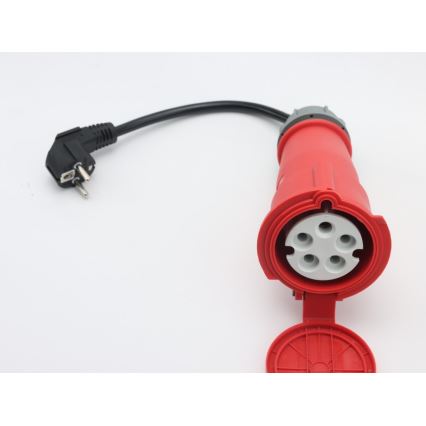 Immax - EV-laadstation voor elektrische auto's AC Type 2 16A/380V + 230V-stekker, 11kW 5m Tuya