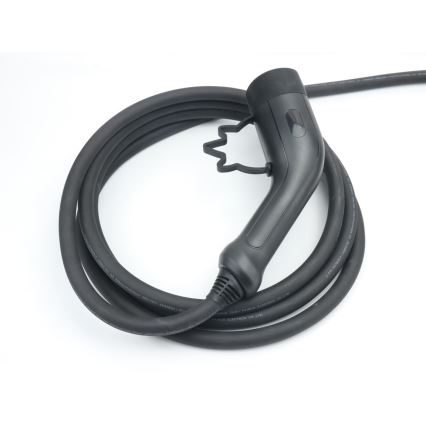 Immax - EV-laadstation voor elektrische auto's AC Type 2 16A/380V + 230V-stekker, 11kW 5m Tuya