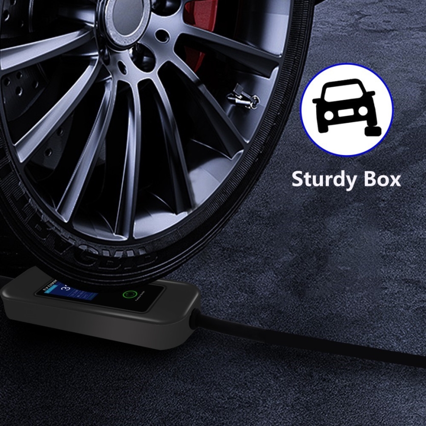 Immax - EV-reislaadstation voor elektrische auto's ​ AC Type 2 32A/380V 22kW + plug 230V 5m Wi-Fi Tuya