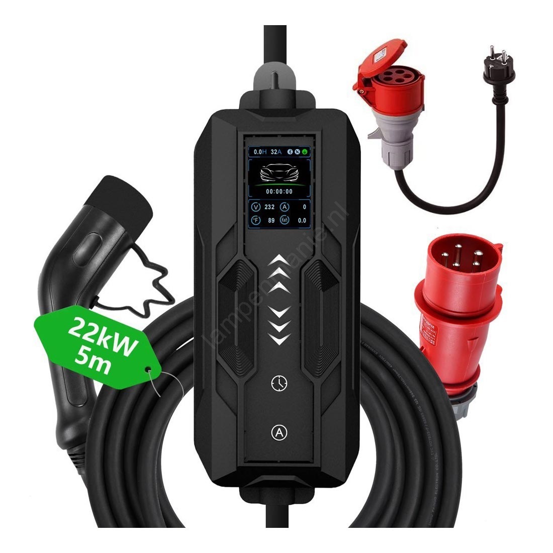 Victron Energy EV-Laadstation 22kW - Wifi & Bluetooth, Slim Opladen Voor Elektrische Auto's