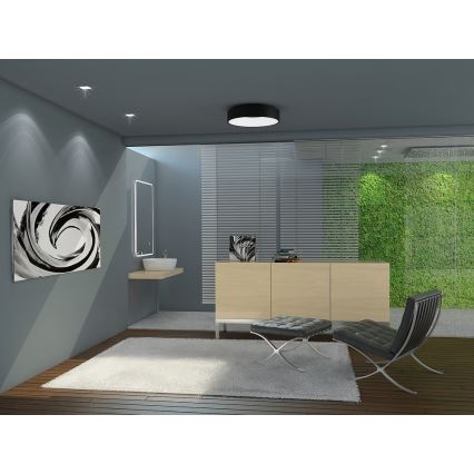 Immax NEO 07017L - LED dimbare plafondlamp AGUJERO LED/39W/230V Tuya + afstandsbediening